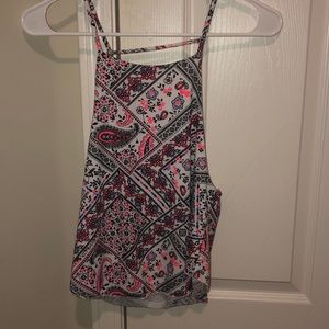 Charlottes rouse halter tank top